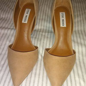 Steve Madden Suede Nude Pumps - Size 9